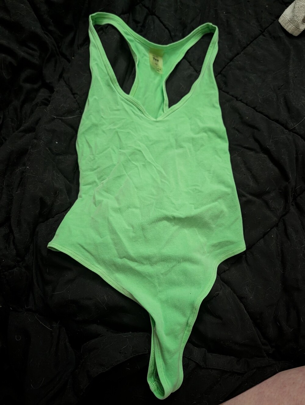 Faded Neon Green Tna Body Suit Size Xs Perfect Condition Worn Once